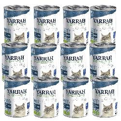 Produktfoto zu Yarrah Katzen Paté Fisch mit Spirulina 12x400g