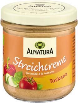 Produktfoto zu Alnatura Streichcreme Toskana 180g