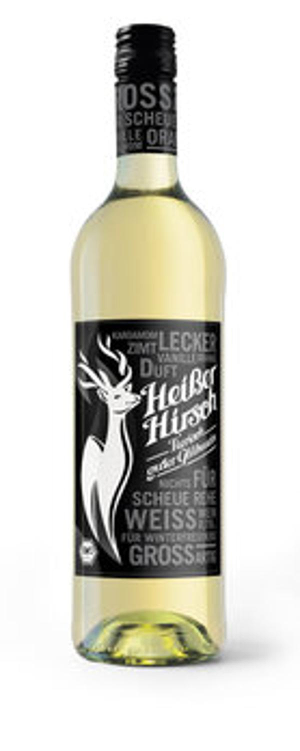 Produktfoto zu Glühwein Heißer Hirsch weiß  0,75L