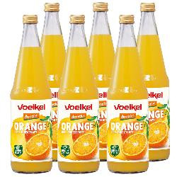 Produktfoto zu Kiste Voelkel Orangensaft 6x0,7L