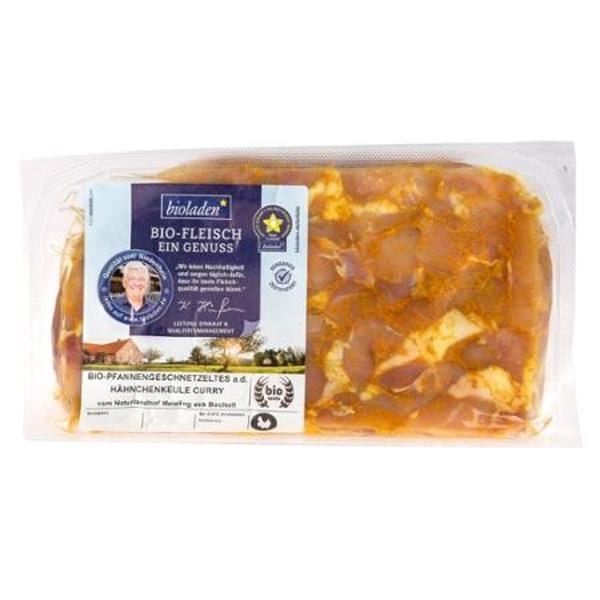 Produktfoto zu Bioladen* Pfannengeschnetzeltes Hähnchen Curry ca. 300g