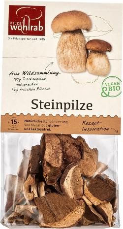 Produktfoto zu Pilze Wohlrab Steinpilze getrocknet 20g