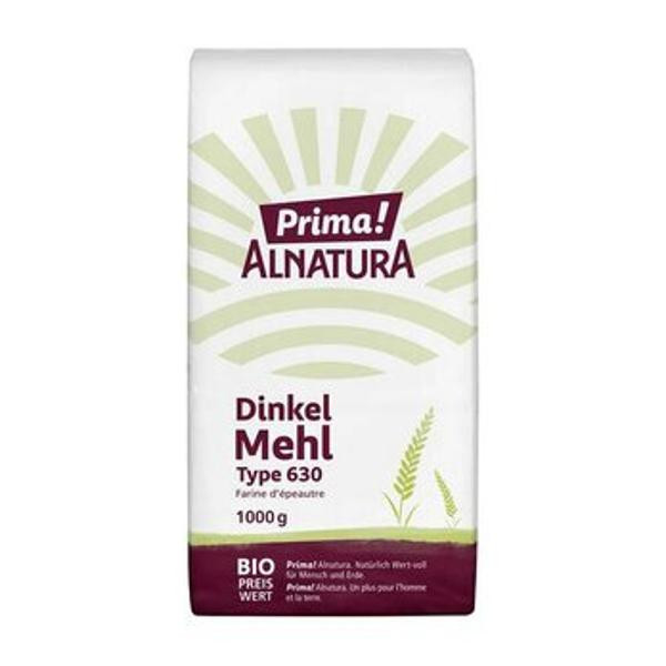 Produktfoto zu Prima! Alnatura Dinkelmehl Type 630 1Kg