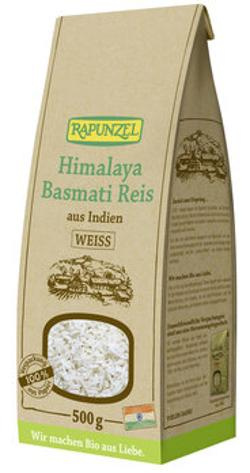 Produktfoto zu Rapunzel Himalaya Basmati Reis weiß 500g