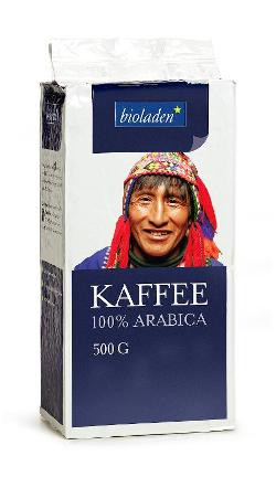 Produktfoto zu Bioladen* Kaffee mild, gemahlen 500g