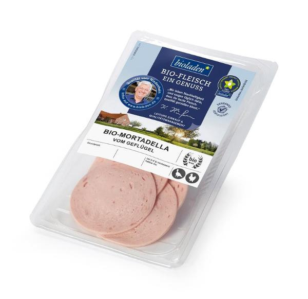 Produktfoto zu Bioladen* Mortadella vom Geflügel 80g