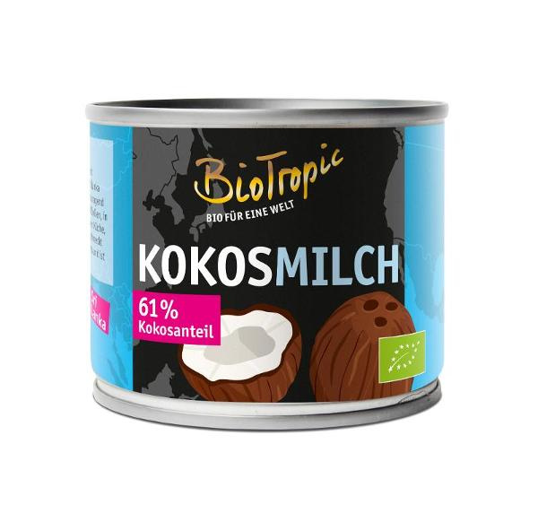 Produktfoto zu Bio Tropic Kokosmilch 200ml