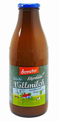 Produktfoto zu Elkershausen Milch demeter 3,8% 1l