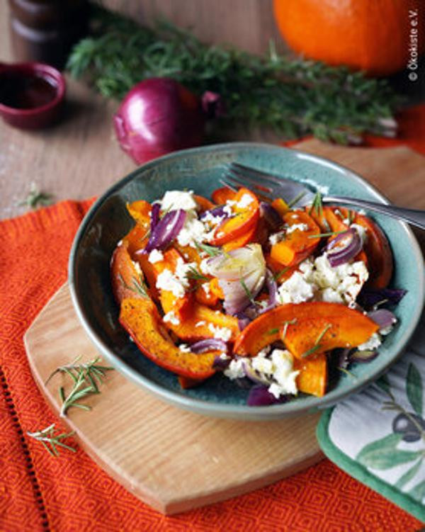 Produktfoto zu Ofen-Kürbis mit Feta