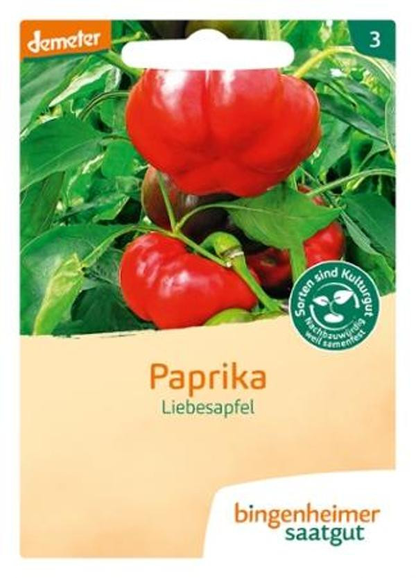 Produktfoto zu Bingenheimer Saatgut Paprika Liebesapfel Samen