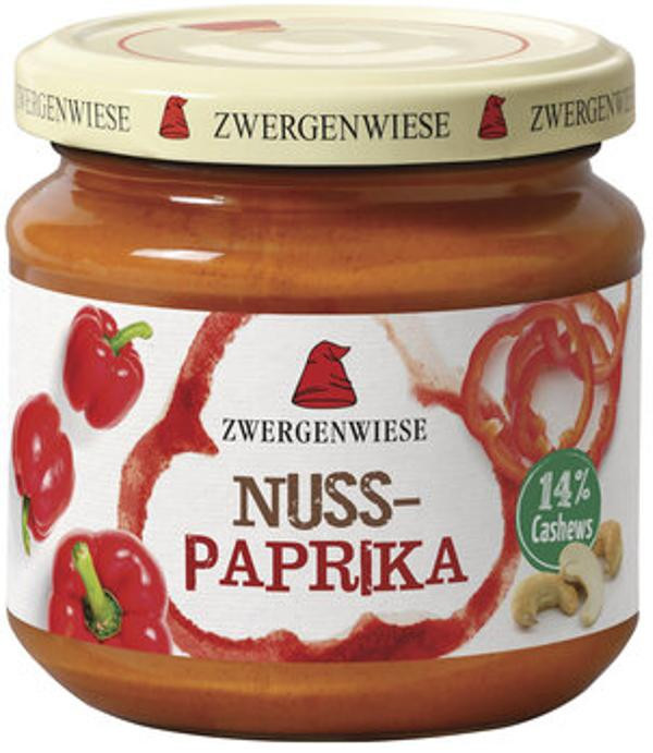 Produktfoto zu Zwergenwiese Nuss Paprika Aufstrich 200g