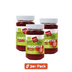 Produktfoto zu 3er Pack green Fruchtaufstrich Erdbeere 250g