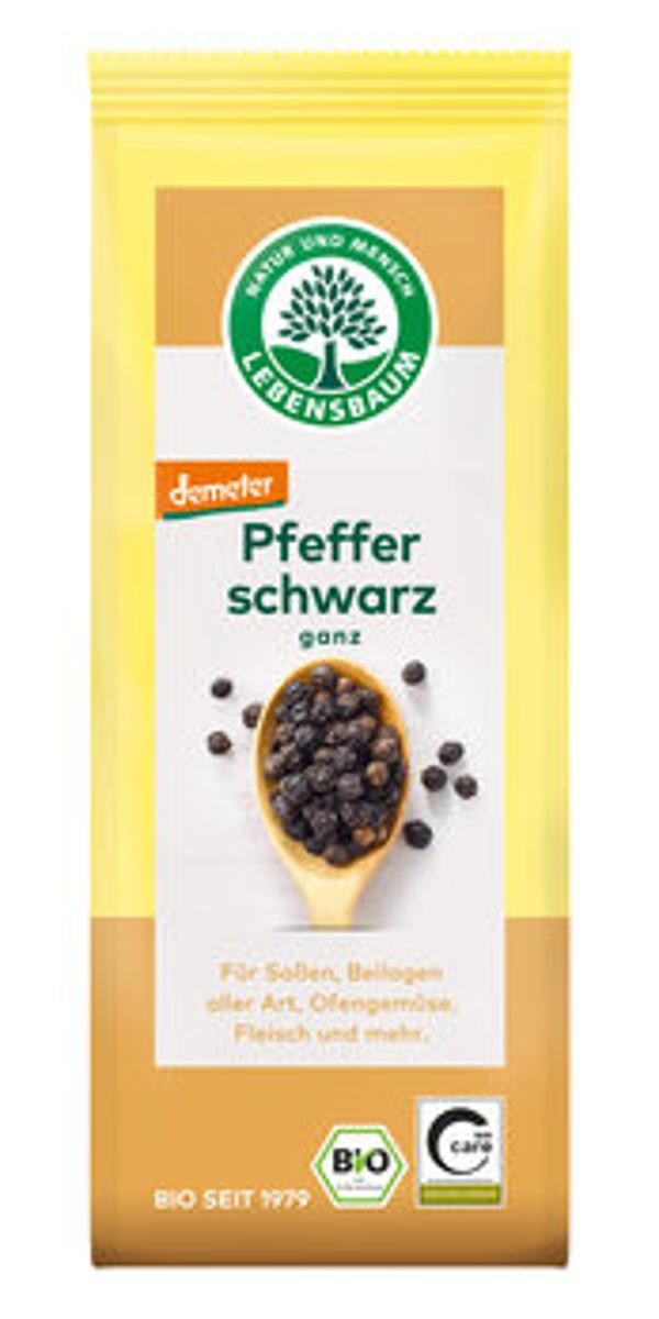 Produktfoto zu Lebensbaum Pfeffer schwarz ganz 50g