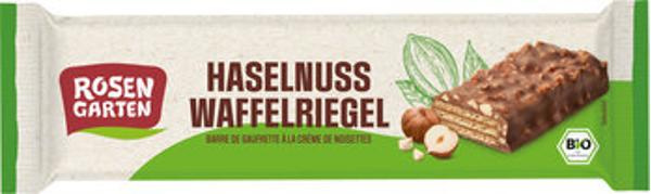 Produktfoto zu Rosengarten Haselnuss Waffelriegel 35g