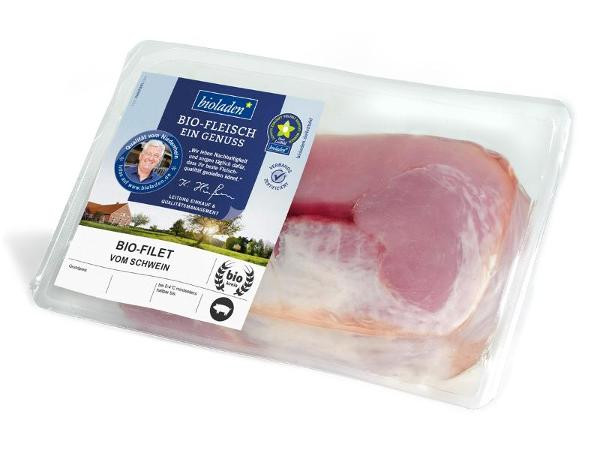 Produktfoto zu Bioladen Filet vom Schwein ca. 500g