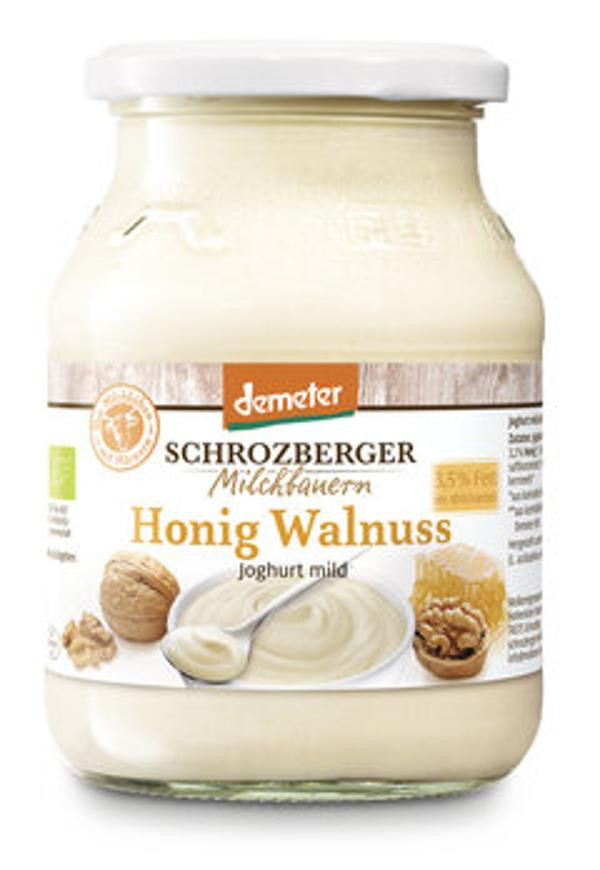 Produktfoto zu Schrozberger Joghurt Honig-Walnuss 3,5% 500g