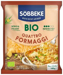 Produktfoto zu Söbbeke Gratinkäse Quattro Formaggi 140g