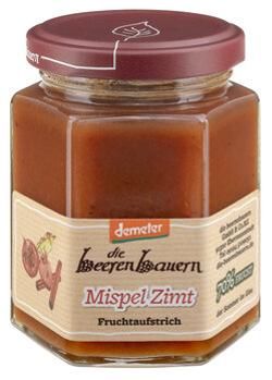 Produktfoto zu Die Beerenbauern Mispel-Zimt Fruchtaufstrich 200g