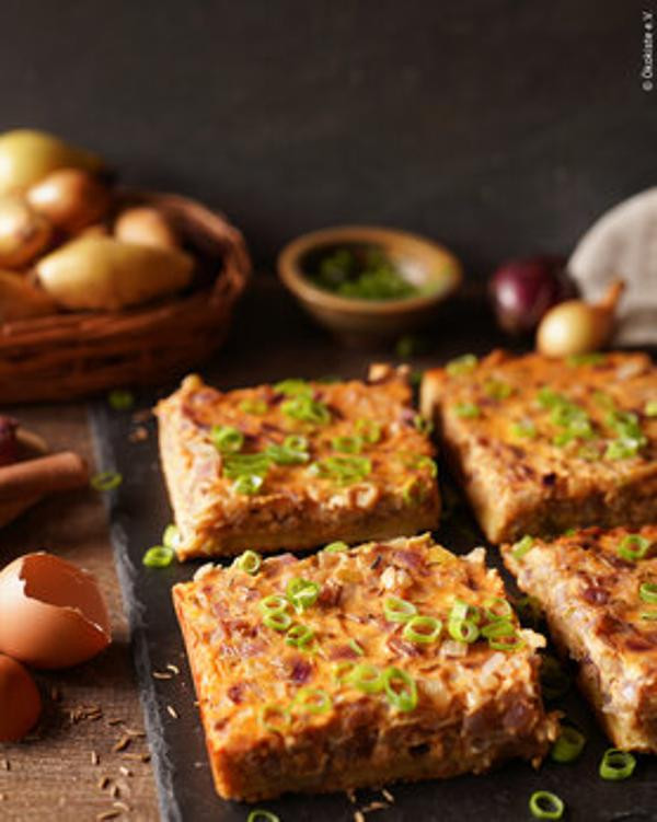 Produktfoto zu Zwiebelkuchen ohne Hefe