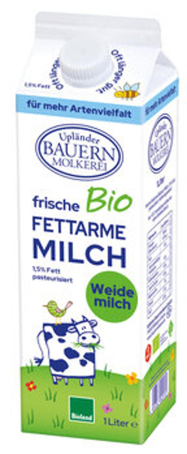 Produktfoto zu Upländer Milch Tüte 1,5% 1l