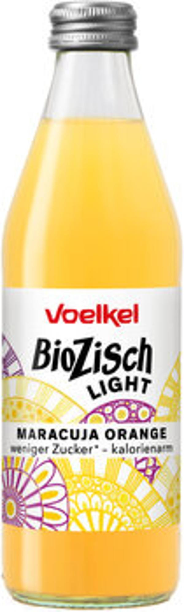 Produktfoto zu Voelkel BioZisch light Maracuja Orange 0,33L