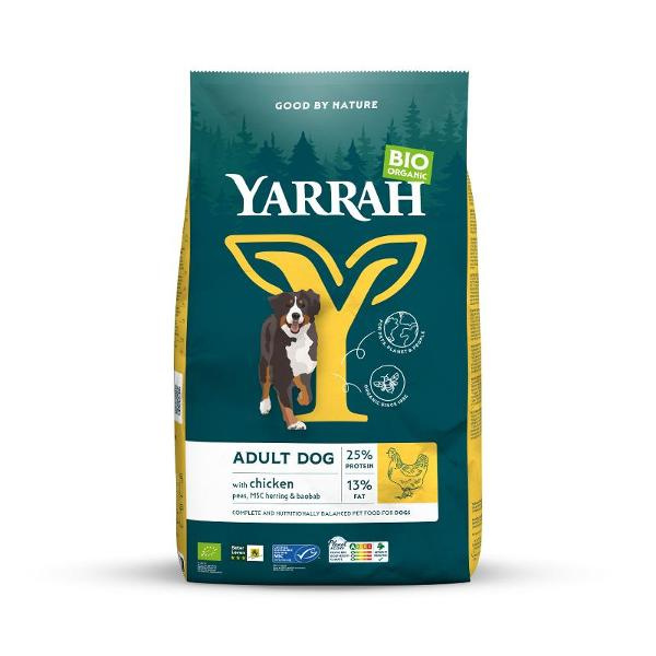 Produktfoto zu Yarrah Hundetrockenfutter Huhn Adult 2kg