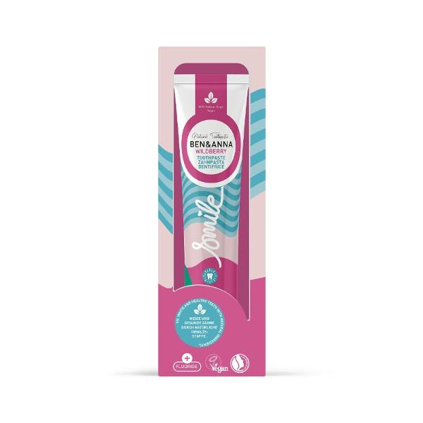 Produktfoto zu Ben & Anna Zahnpasta Wild Berry + Fluorid 75ml