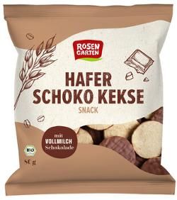 Produktfoto zu Rosengarten Hafer Schoko Kekse Snack 80g