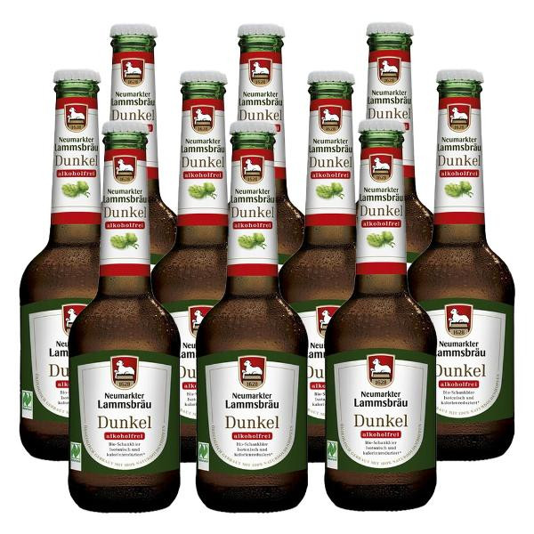 Produktfoto zu Kiste Lammsbräu Dunkel alkoholfrei 10x0,33L