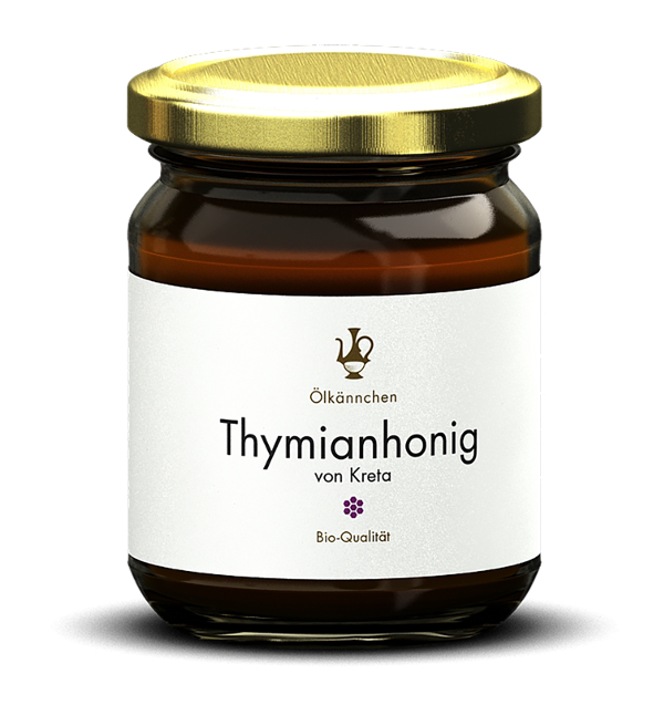 Produktfoto zu Ölkännchen Thymian Honig 250g Kreta