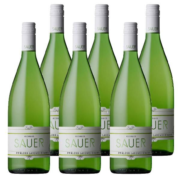 Produktfoto zu Kiste Pfälzer Landwein 6 x1,0L