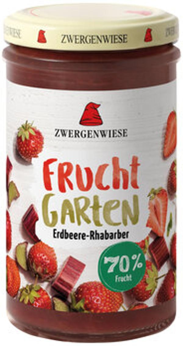 Produktfoto zu Zwergenwiese Erdbeer-Rhabarber Fruchtgarten 225g