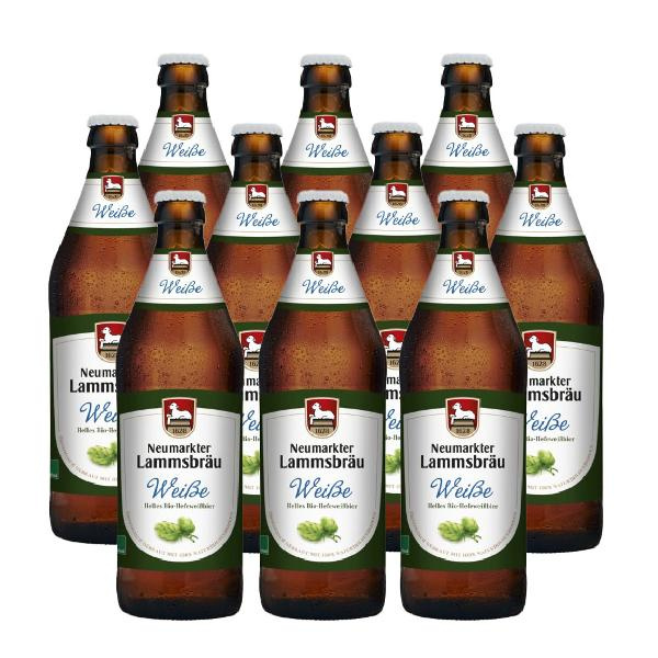 Produktfoto zu Kiste Lammsbräu Weiße 10x0,5L