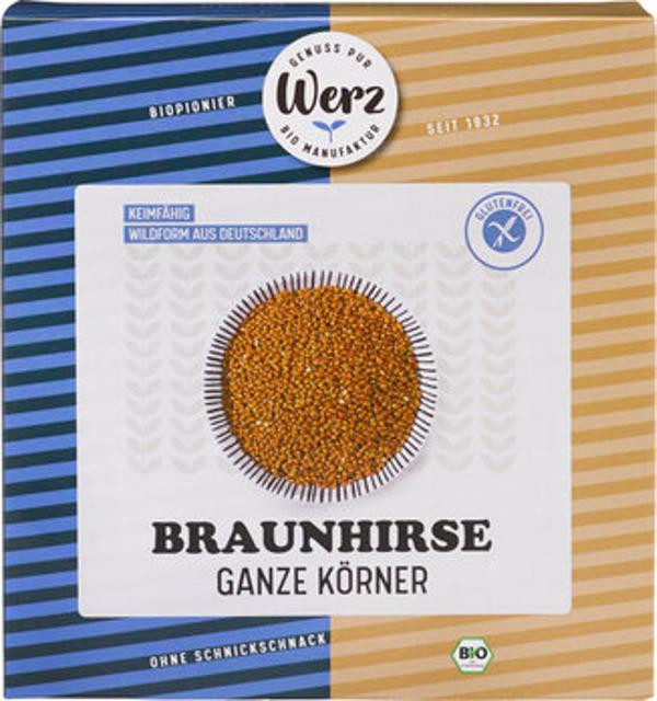 Produktfoto zu Werz Braunhirse ganz keimfähig 500g