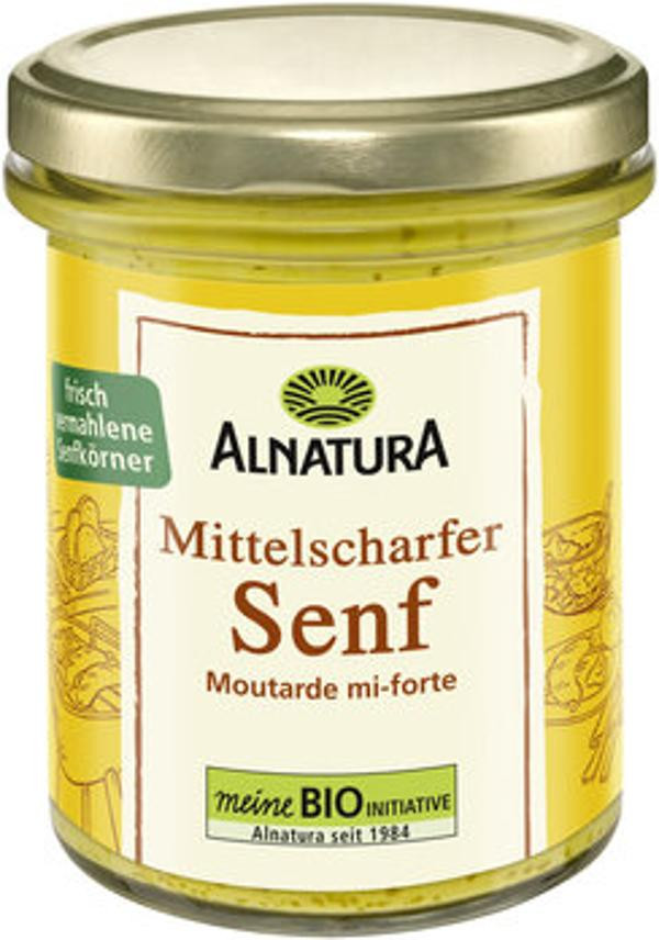 Produktfoto zu Alnatura Mittelscharfer Senf 185ml