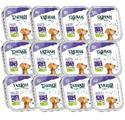 Produktfoto zu Yarrah Hund Paté Truthahn mit Aloe Vera 12x150g