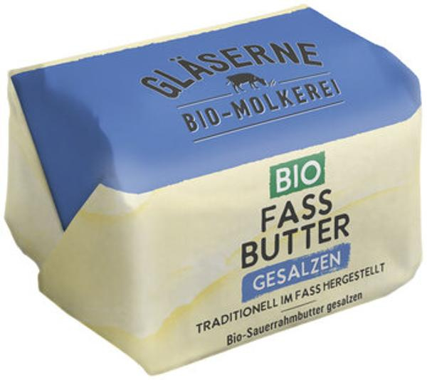 Produktfoto zu Gläserne Molkerei Fassbutter Sauerrahm gesalzen 250 g