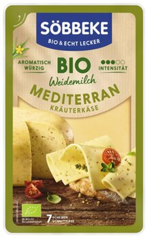 Produktfoto zu Söbbeke Mediterran Kräuterkäse Scheiben 125g