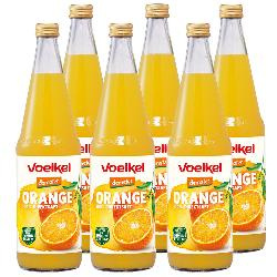 Produktfoto zu Kiste Voelkel Orangensaft 6x0,7L