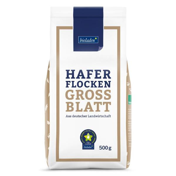 Produktfoto zu Bioladen Haferflocken Großblatt 500g