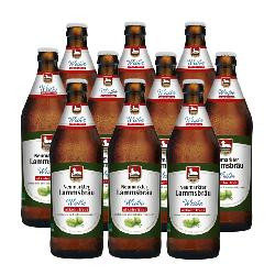 Produktfoto zu Kiste Lammsbräu Weiße alkoholfrei 10x0,5L