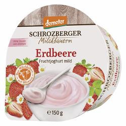 Produktfoto zu Schrozberger Joghurt Erdbeere 3,5% 150g