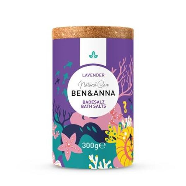 Produktfoto zu Ben & Anna Badesalz Lavender 300g