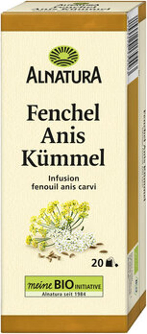 Produktfoto zu Alnatura Fenchel Anis Kümmel Tee Btl.20 x 2,25g