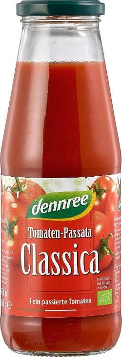 Produktfoto zu dennree Tomaten-Passata Classica 680g