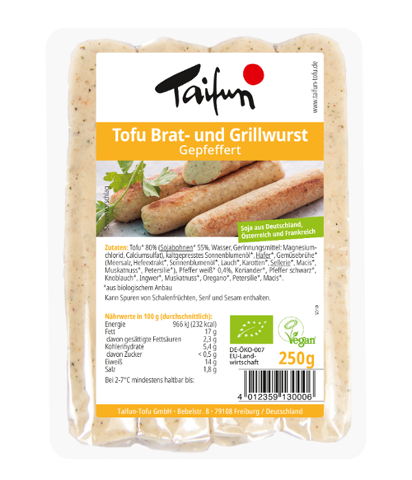 Produktfoto zu Taifun Tofu Grillknacker 250g