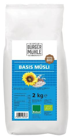 Produktfoto zu Burgermühle Basis Müsli 2kg