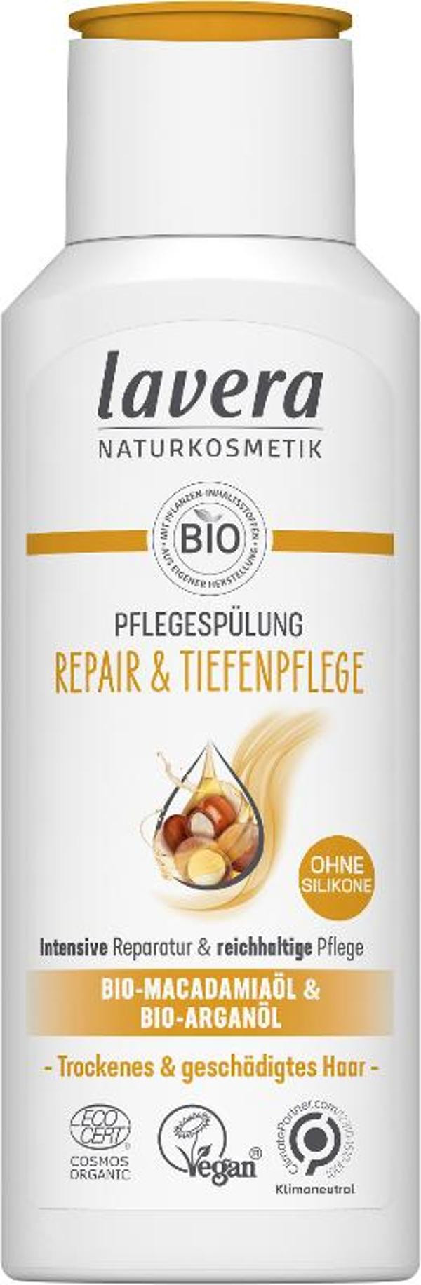 Produktfoto zu Lavera Pflegespülung Repair & Tiefenpflege 200ml