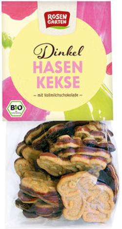 Produktfoto zu Rosengarten Dinkel Osterhasen Keks 150g