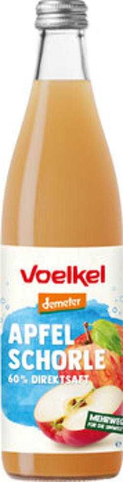 Produktfoto zu Voelkel Apfelschorle naturtrüb 0,5L